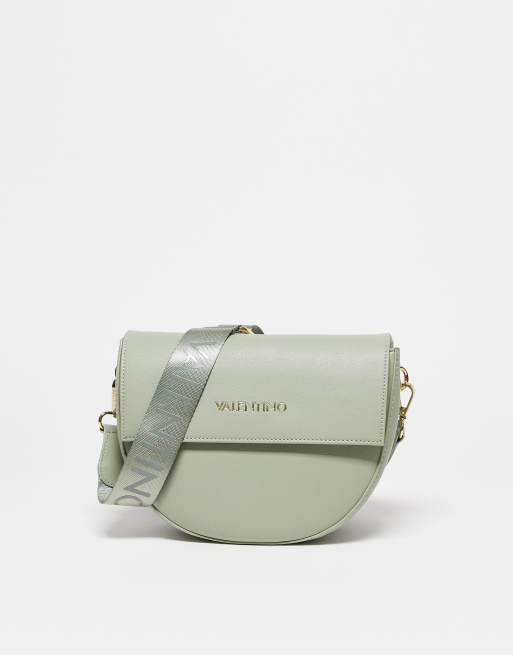 Valentino Bags – Bigs – Salviagrön sadelväska med axelrem