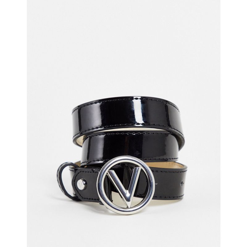  sKCKS Valentino Bags - Cintura con logo rotondo nera