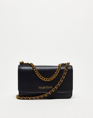 Valentino Bags Cookie cross body bag with chain strap in black | ASOS