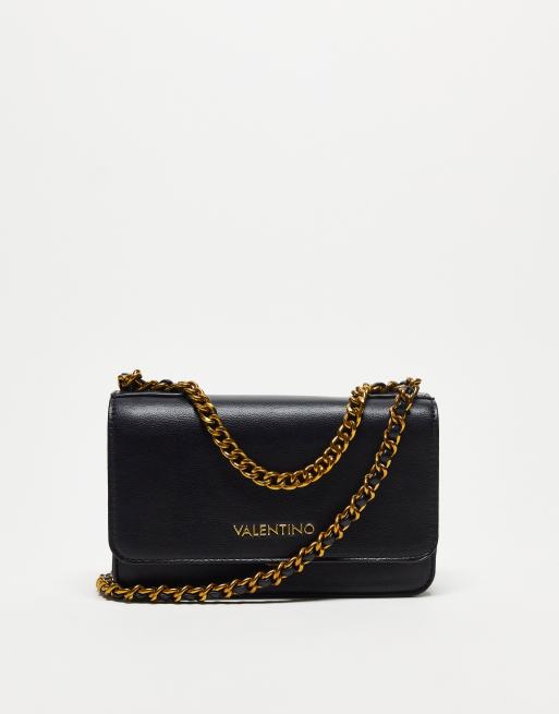 valentino crossbody bag black and gold