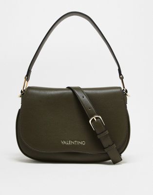 Valentino Bags Cortina shoulder bag in dark green - ASOS Price Checker