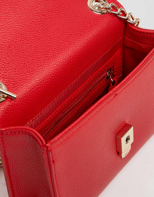 Valentino by Mario Valentino Foldover Clutch Bag in Red