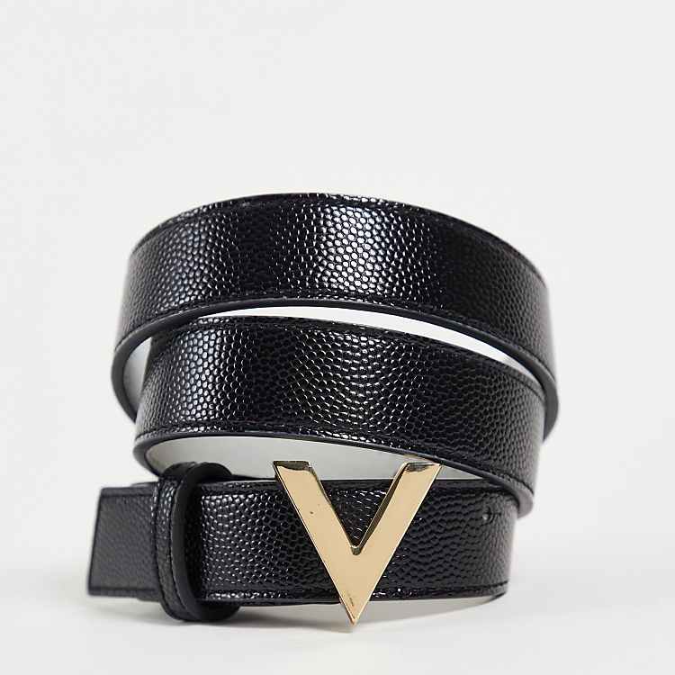 valentino riem zwart goud kleur goud staat voor