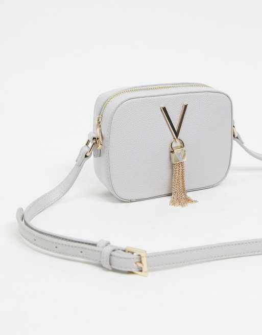 Valentino Bags Divina tassel detail camera body in grey |