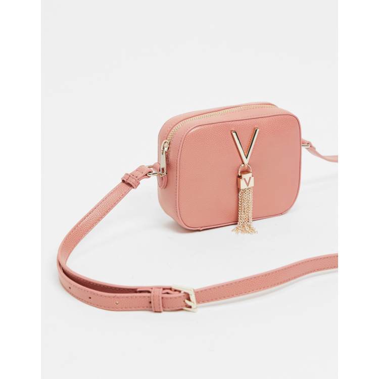 Valentino Bags Divina tassel detail camera cross body bag in pink