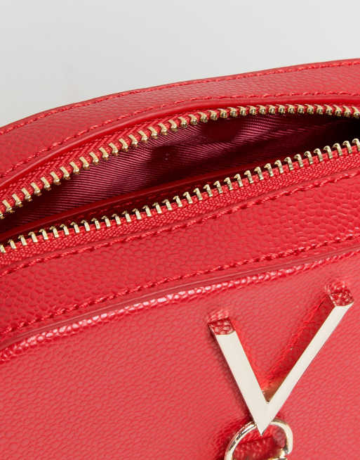 Valentino Bags Divina tassel detail camera cross body bag in red