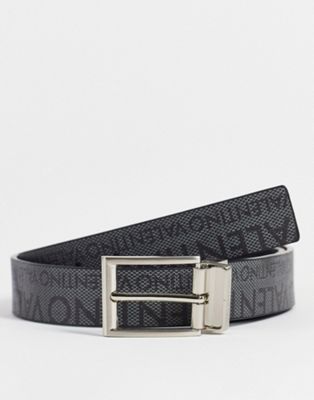 Valentino Bags dry belt in all over logo in grey
