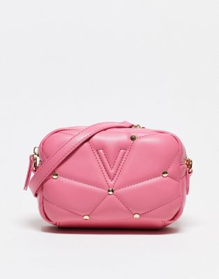 Valentino Bags Emily cross body bag with studs in pink - ASOS Price Checker
