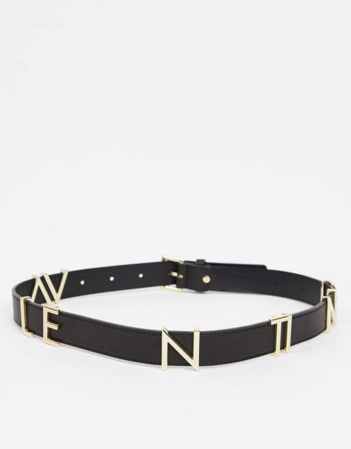 Black Valentino V Logo Belt Bag, AmaflightschoolShops Revival