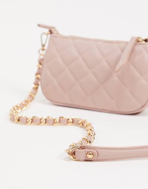 Valentino Ocarina Small Quilted Crossbody Satchel Bag Light Pink - Boros  Bags