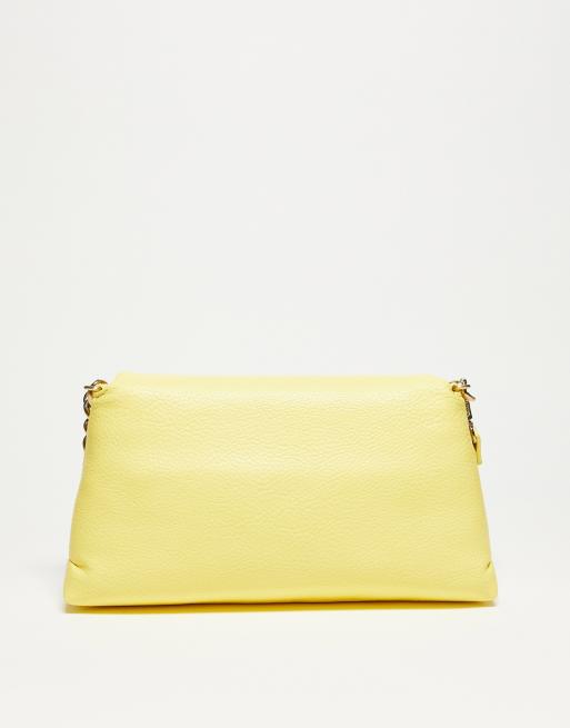 Valentino Bags Friends foldover bag with chain strap in yellow , 2 of 4