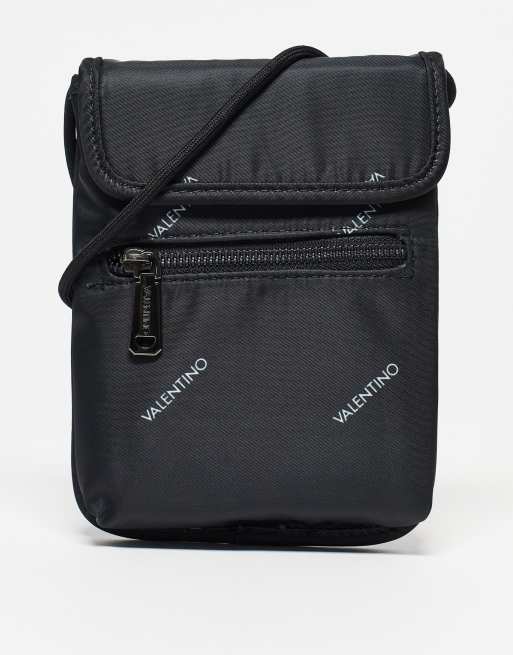 Valentino Bags - Kimji - Crossbody telefoontasje in zwart multi, exclusief bij ASOS