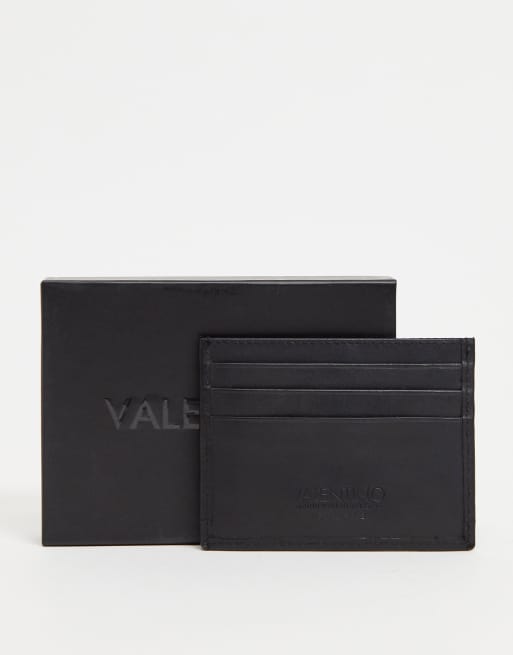 Black valentino card holder new arrivals