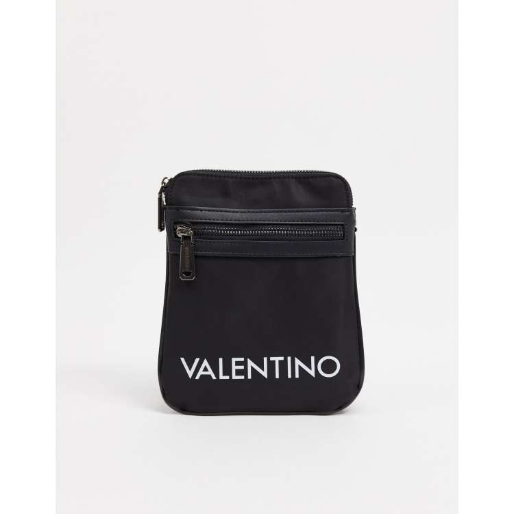 Valentino Bag Crossbody Mens Black Kylo Logo Small