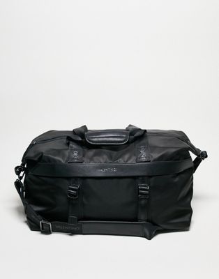 Valentino Bags Leash nylon sporty holdall in black - ASOS Price Checker