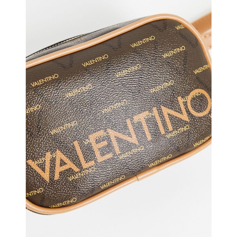 8VoEE Designer Valentino Bags - Liuto - Borsa a tracolla con monogramma colore marrone