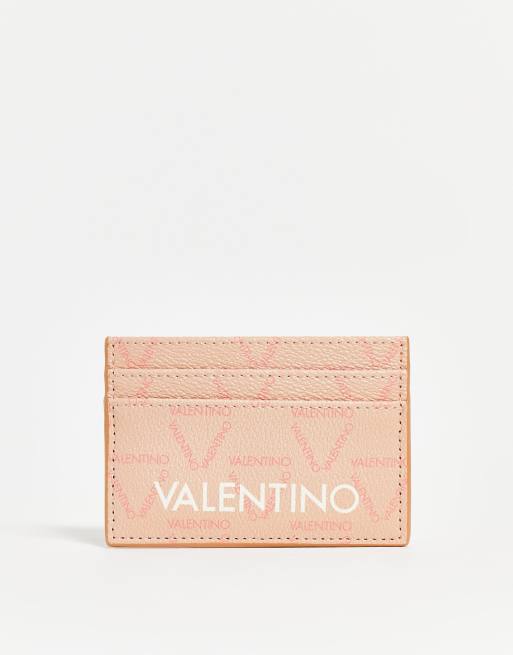 valentino bags liuto monogram logo shoulder bag in pale pink