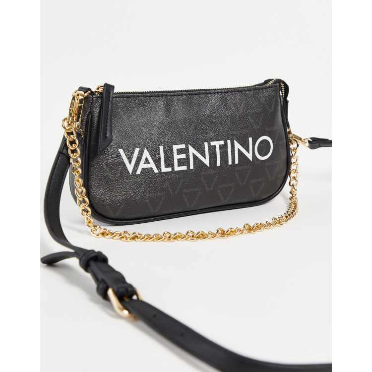 Valentino Bags Liuto shoulder bag in black monogram print ASOS