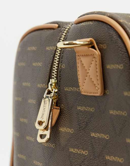 Valentino Bags Liuto Weekendtas met merknaam in bruin