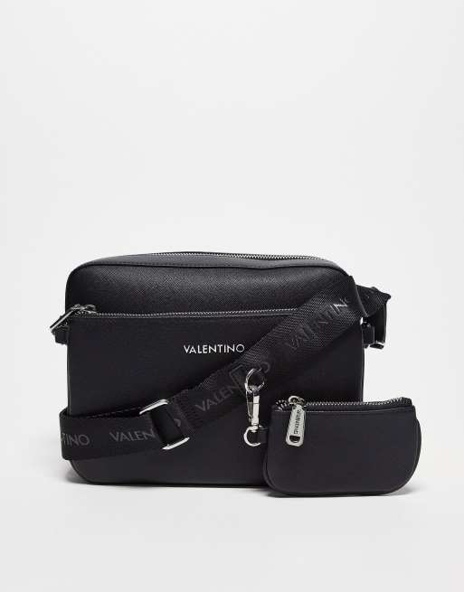 Valentino Bags – Marnier – Svart axelremsväska med boxig design