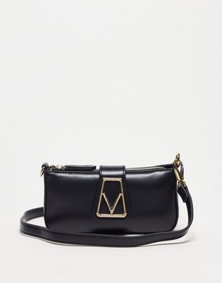 Valentino Bags - Minal - Sac porté épaule avec logo - Noir | ASOS