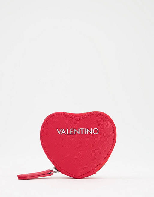 Women Valentino Bags mini heart purse in red 