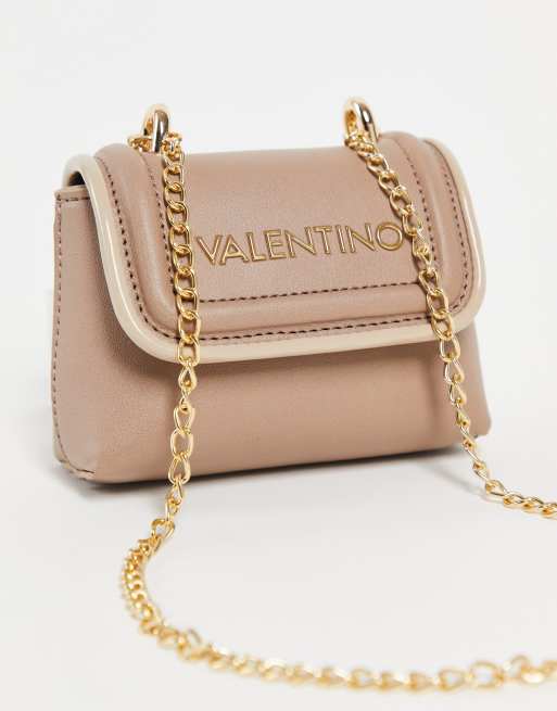 Valentino Bags - Moss - Lille crossbody-taske i beige