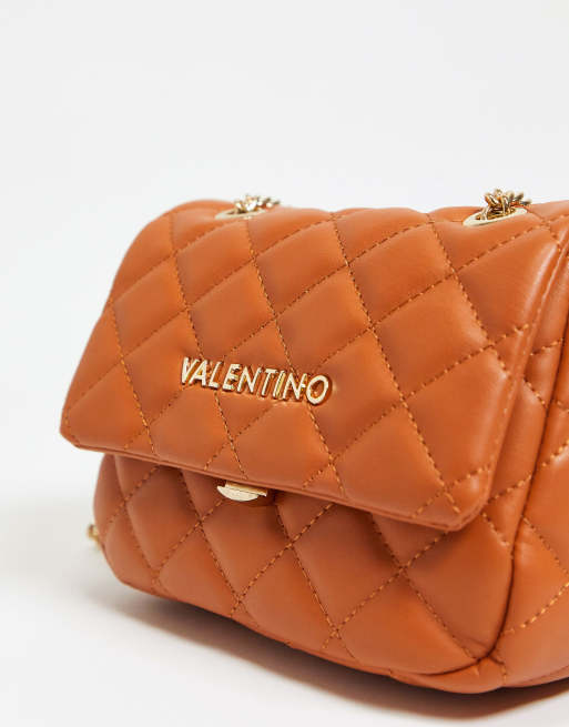 Valentino by Mario Valentino Ocarina black quilted cross body bag with  chain strap, ASOS