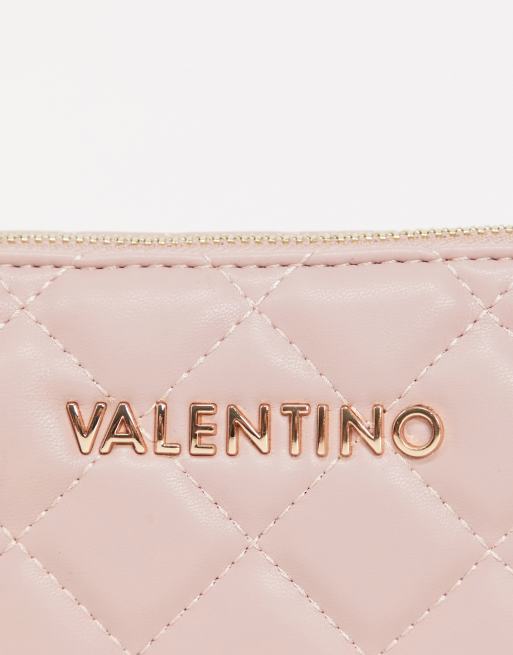 Valentino Bags Ocarina Exclusives Doorgestikte crossbody tas in antiek roze