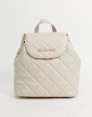 Valentino Bags – Ocarina – Gesteppter Rucksack in Weiß