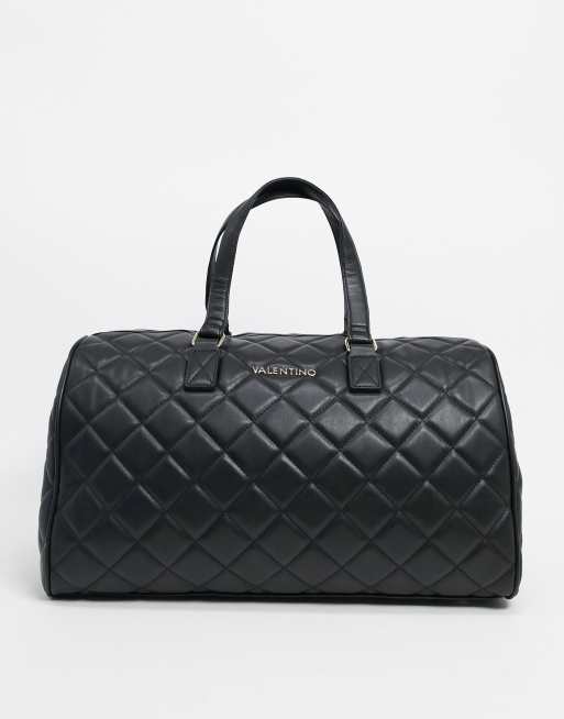 Valentino Bags Ocarina holdall in black quilt ASOS