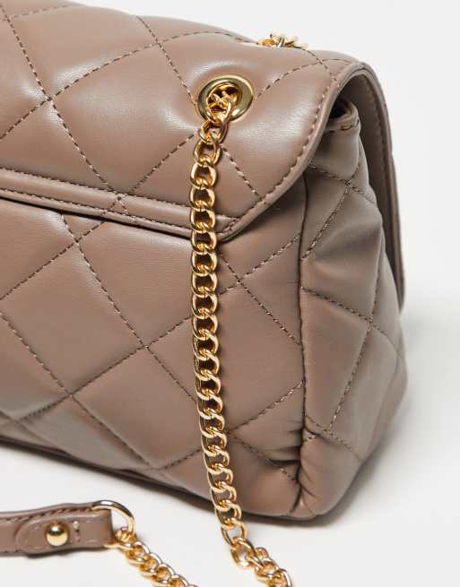 SALE!!! Original VALENTINO BAGS Ocarina Taupe Quilted Satchel Bag