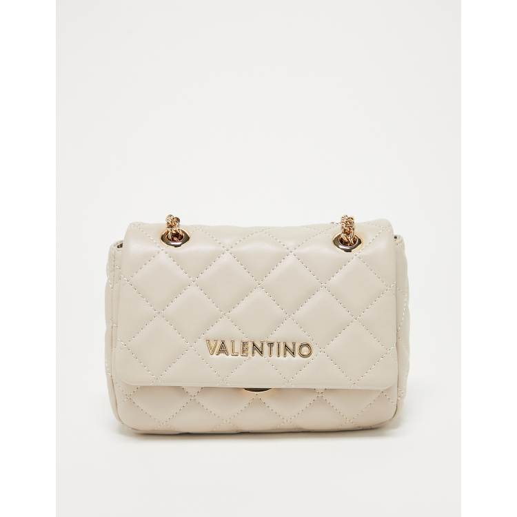 Mario Valentino☆ocarina ショルダーバッグ ホワイト Valentino Valentino Ocarina Flap Bag in White (18.5cm