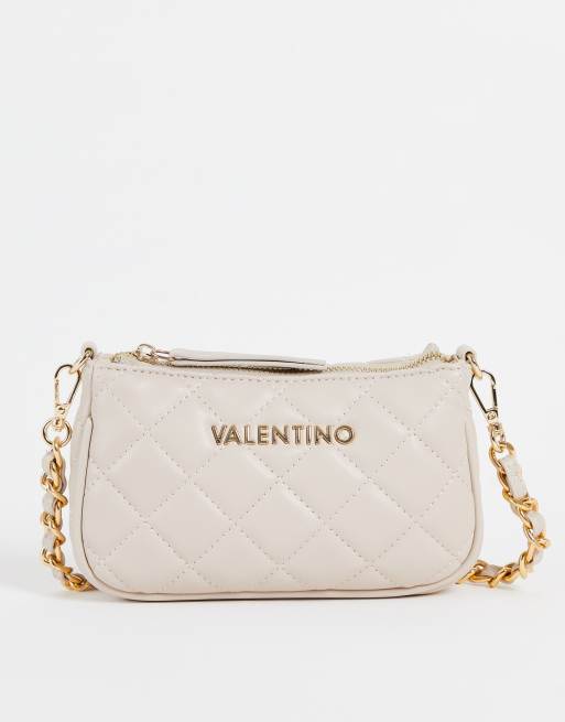 Valentino Bags Ocarina Sac bandouli re avec bandouli re cha ne Beige