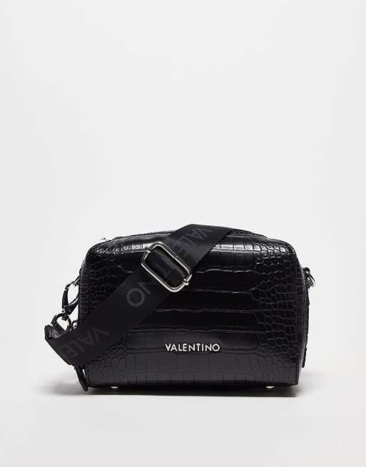 Valentino Womens Black Pattie Camera Bag