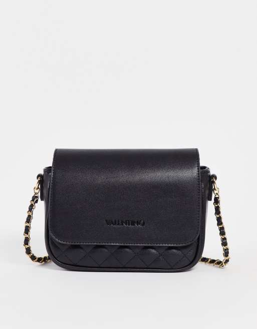 Valentino Bags Cookie cross body bag with chain strap in black