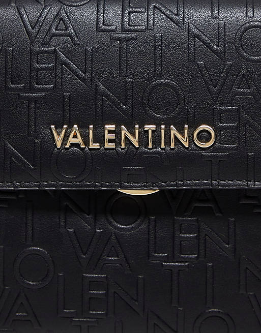 Valentino Bags relax crossbody embossed bag in black