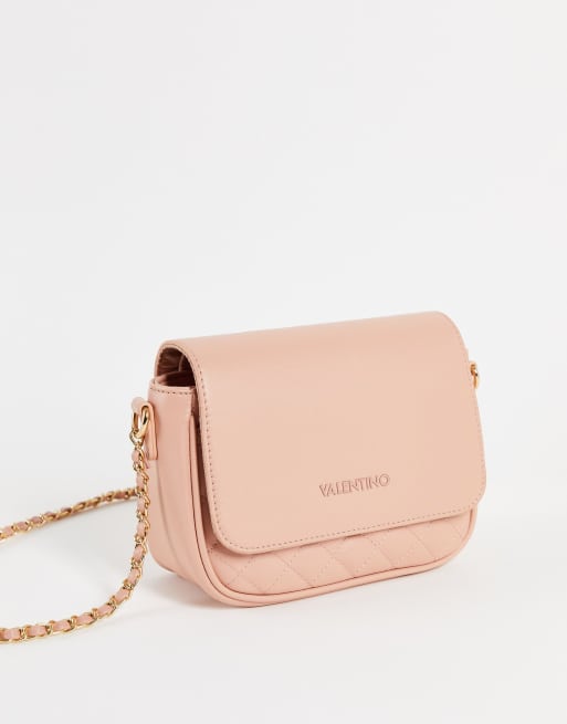 Valentino Bags Sac bandouli re matelass avec bandouli re cha ne Rose clair