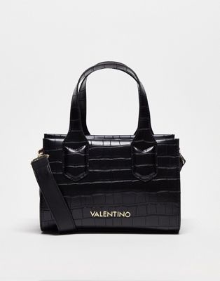 Valentino Bags Satai bag in black croc