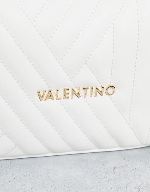 Valentino Bags Signoria quilted cross body bag in white