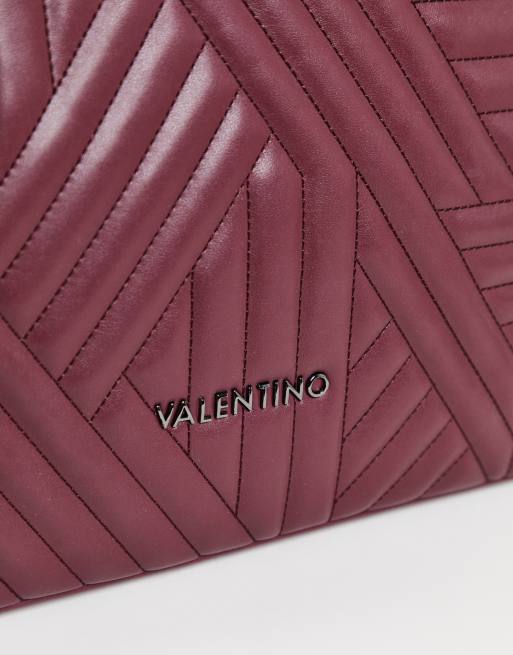 Burgundy valentino clearance bag