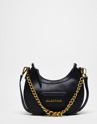 Valentino Bags - Snowy - Sac porté épaule avec chaîne dorée - Noir