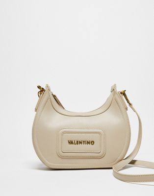 Valentino Bags snowy shoulder bag with gold chain in ecru - ASOS Price Checker