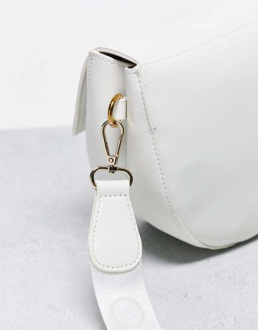 Valentino Bigs cross body saddle bag in white | ASOS