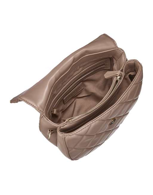 Valentino Bigs quilted crossbody saddle bag in taupe, 4 of 4