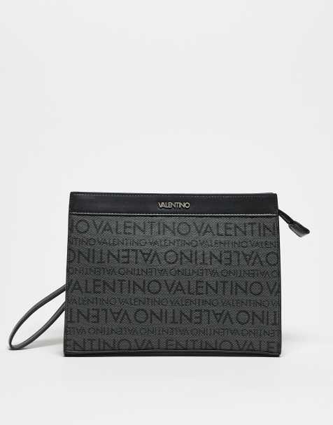 Valentino - Billion - Pochette à monogramme - Gris et noir - view 1