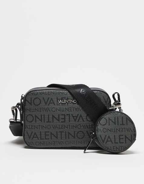Valentino – Billion – Szaro-czarna torebka crossbody z etui na słuchawki - view 1