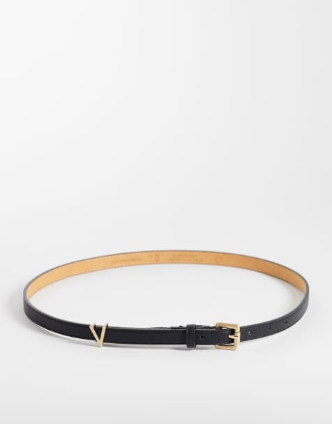 Valentino - Bloom - Riem met gesp in zwart - view 1