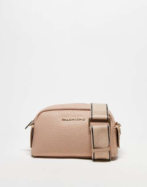 Valentino - Blossom - Crossbody cameratas met textuur in beige - view 1