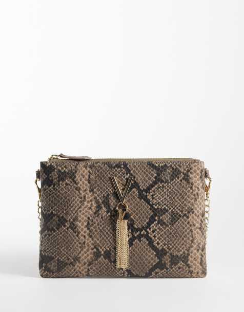 Valentino - bolso clutch con estampado de serpiente - view 1